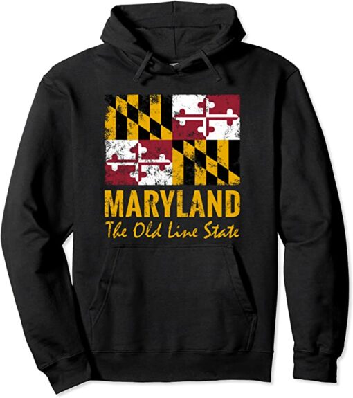 maryland state flag hoodie