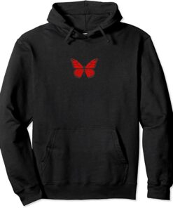 black hoodies with butterfly