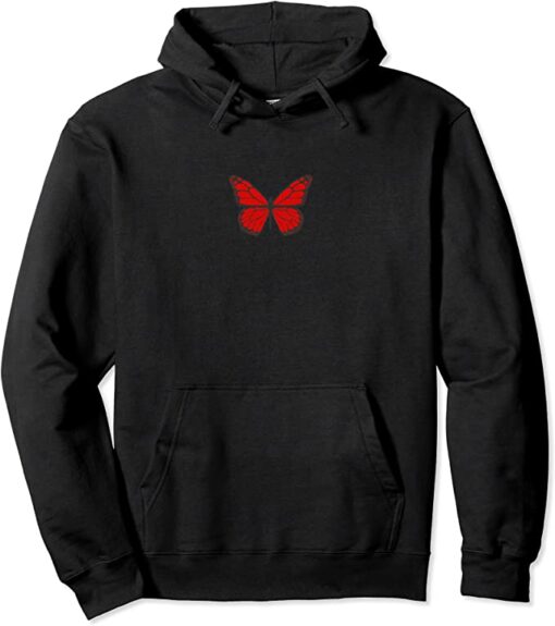 black hoodies with butterfly