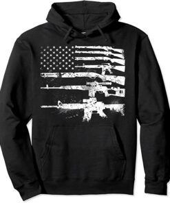 gun flag hoodie
