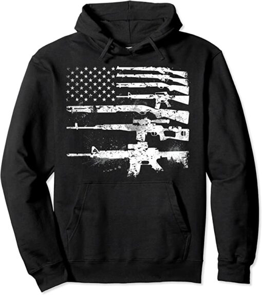 gun flag hoodie