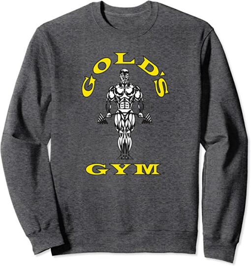 gold's gym crewneck sweatshirt