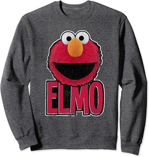 elmo sweatshirt for adults