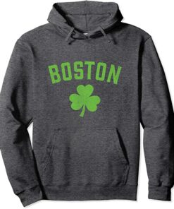 grey boston hoodie