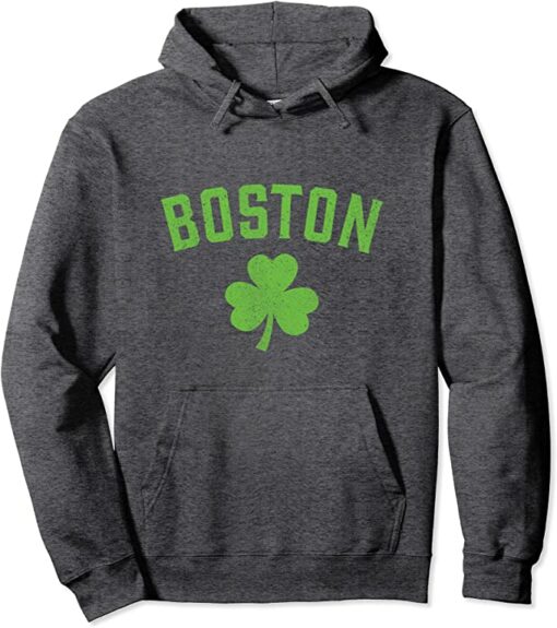 grey boston hoodie