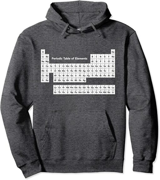 periodic table of elements hoodie