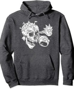 rick and morty graphic hoodie