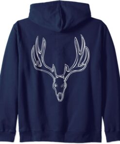 deer hoodie with antlers