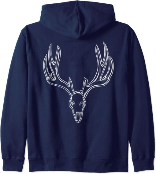 deer hoodie with antlers