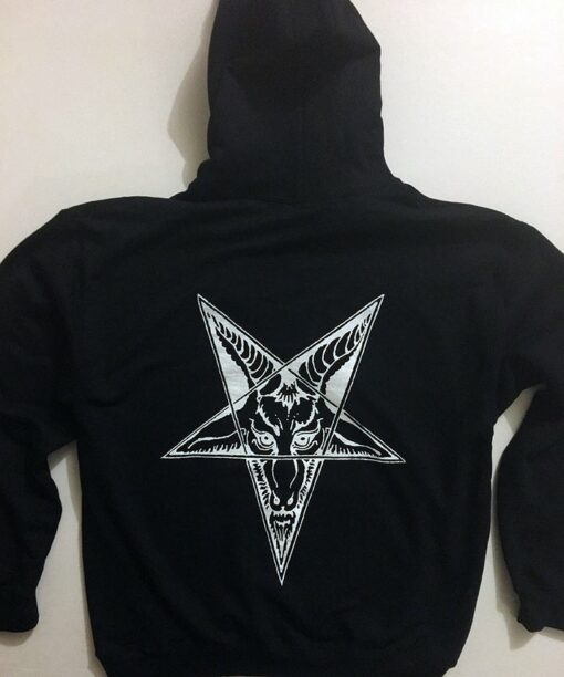 satanic goat hoodie