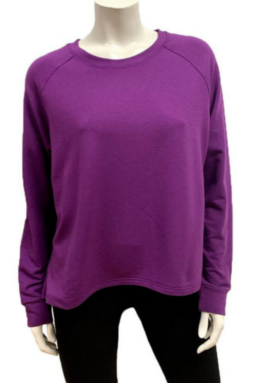 plain purple sweatshirt