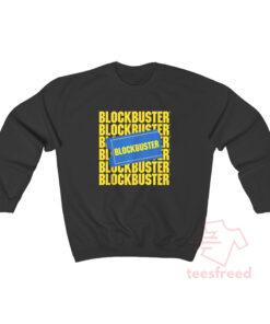 blockbuster video sweatshirt