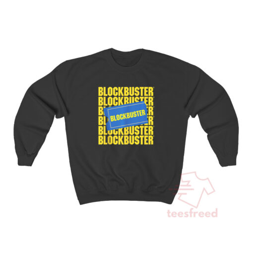 blockbuster video sweatshirt