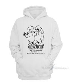 born to die skull hoodie