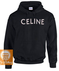 celine hoodie black