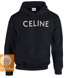 celine black hoodie