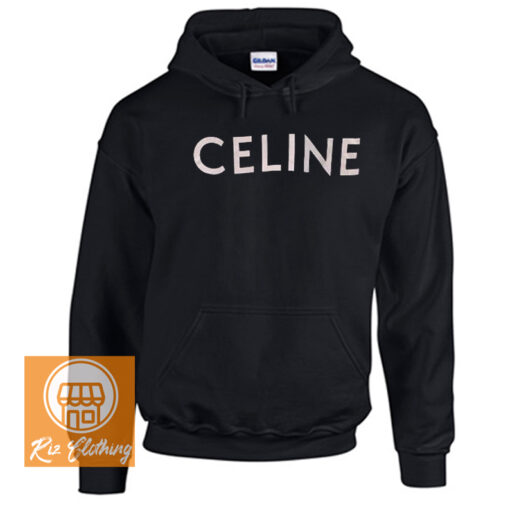 celine black hoodie