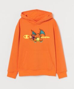 orange anime hoodie