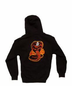 cobra kai zip hoodie