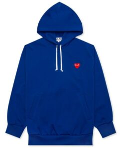 cdg blue hoodie