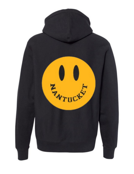 green smiley face hoodie