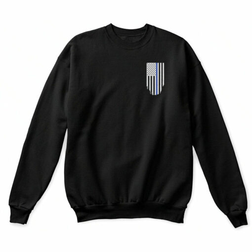 thin blue line sweatshirt