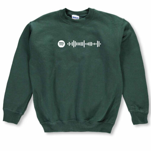 spotify code sweatshirt