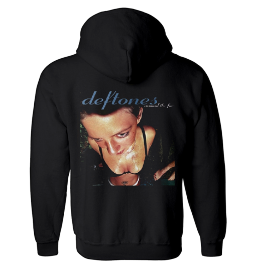 deftones around the fur hoodie