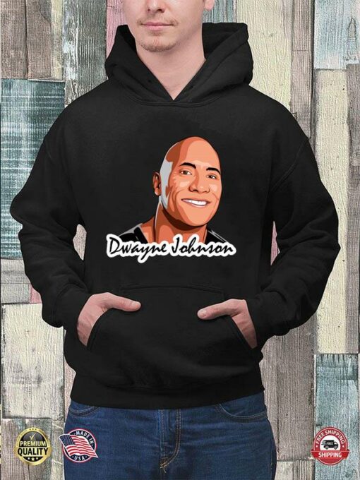 the rock hoodie shirt