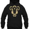 black clover black bulls hoodie