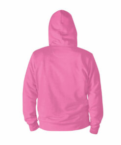 bubblegum pink zip up hoodie