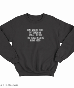 sweatshirt parody lyrics