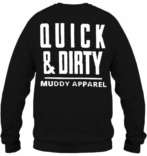 quick and dirty sweatshirt