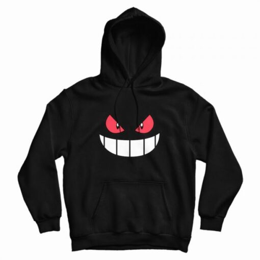 gengar face hoodie