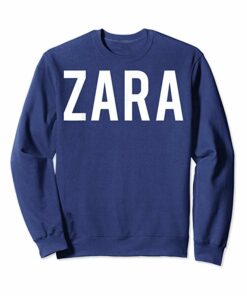 zara custom name sweatshirt