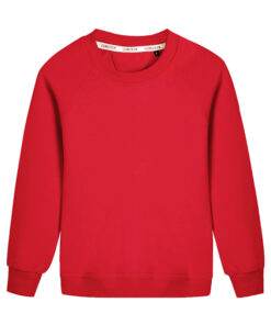 plain red sweatshirt