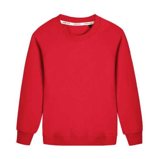 plain red sweatshirt