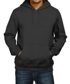 dark grey pullover hoodie