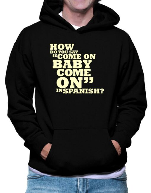 how do you say hoodie in spanish