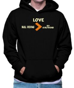 bull riding hoodie