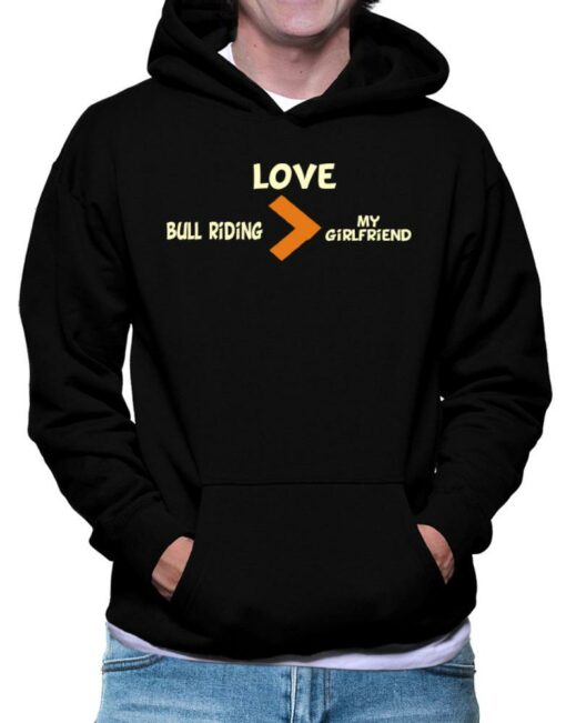 bull riding hoodie