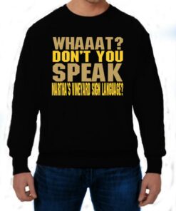 sign language sweatshirt