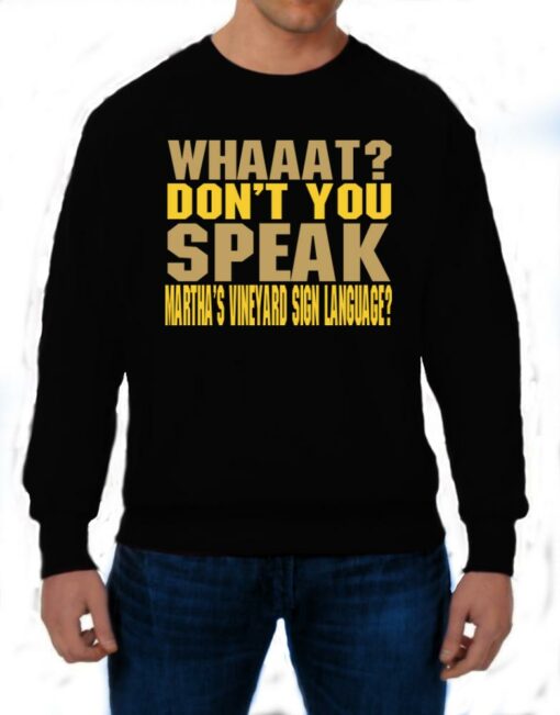 sign language sweatshirt