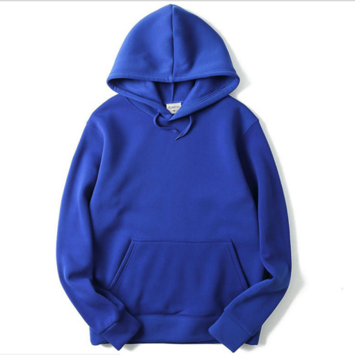 royal blue blank hoodie