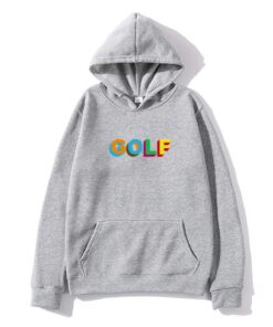 golf hoodie grey