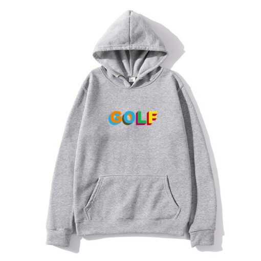 golf hoodie grey