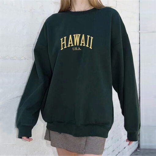 hunter green sweatshirt