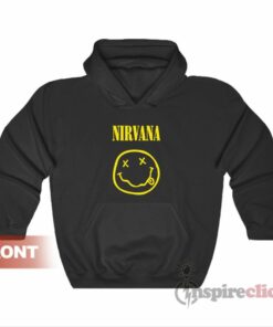 nirvana smiley face hoodie