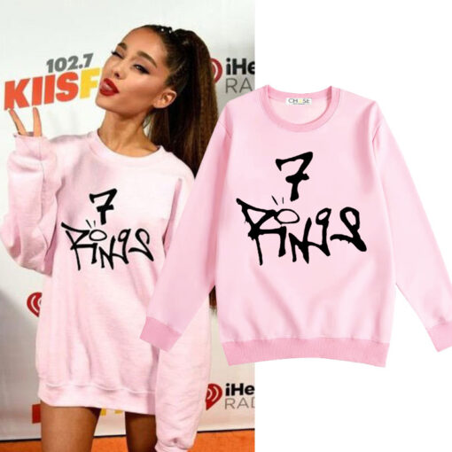 ariana grande pink sweatshirt