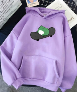 skateboard frog vibes hoodie